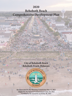 Cover of Rehoboth Beach's 2020 Comprehensive Development Plan