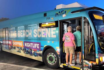 DART's beach bus