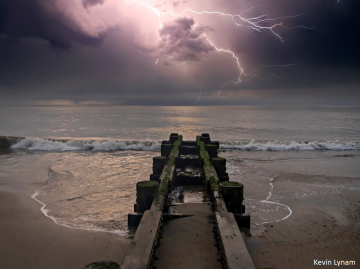 Thunderstorm at Rehoboth Beach. Photo is a Rehoboth Reflections competition winner.