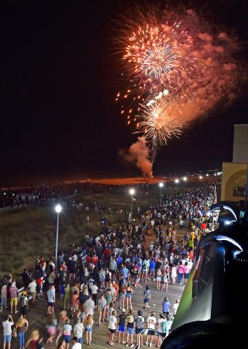 Fireworks display Rehoboth Beach 2022