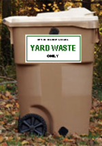 Yard waste container